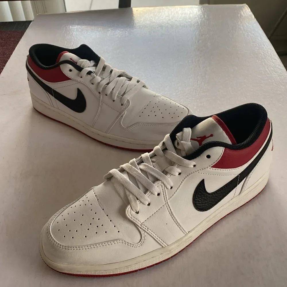 AIR JORDAN Men’s White Low Top Sneakers 553558-118 2020 Size 10US
